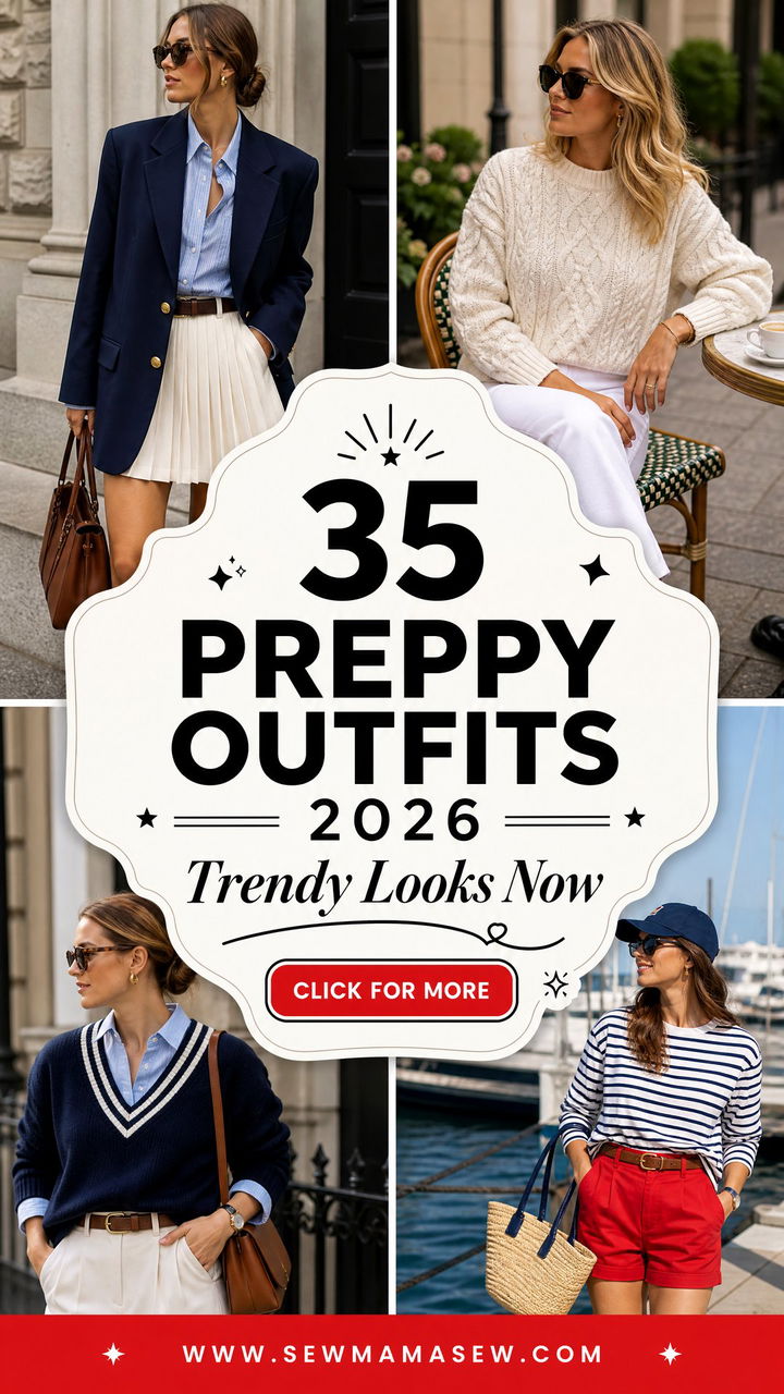 35 Preppy Outfits 2026 Trendy Looks to Try Now - 35 Preppy Outfits 2026: Trendy Looks to Try Now