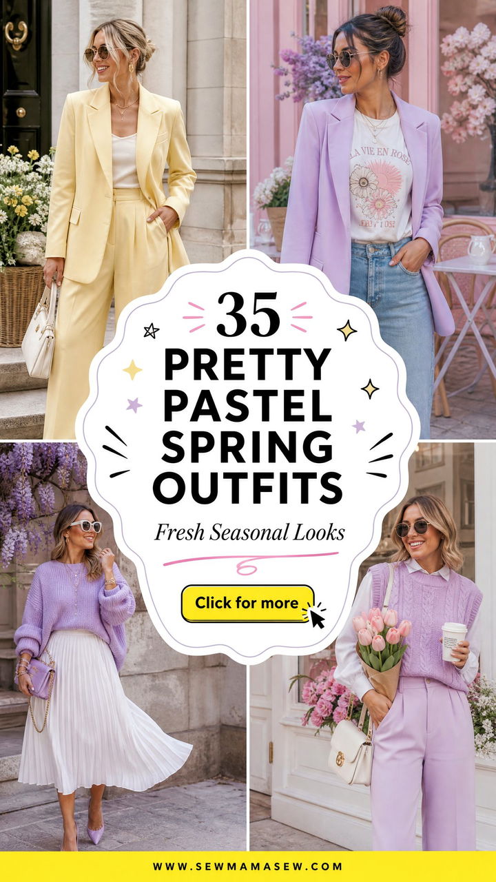 35 Pretty Pastel Spring Outfits for a Fresh Seasonal Look - 35 Pretty Pastel Spring Outfits for a Fresh Seasonal Look