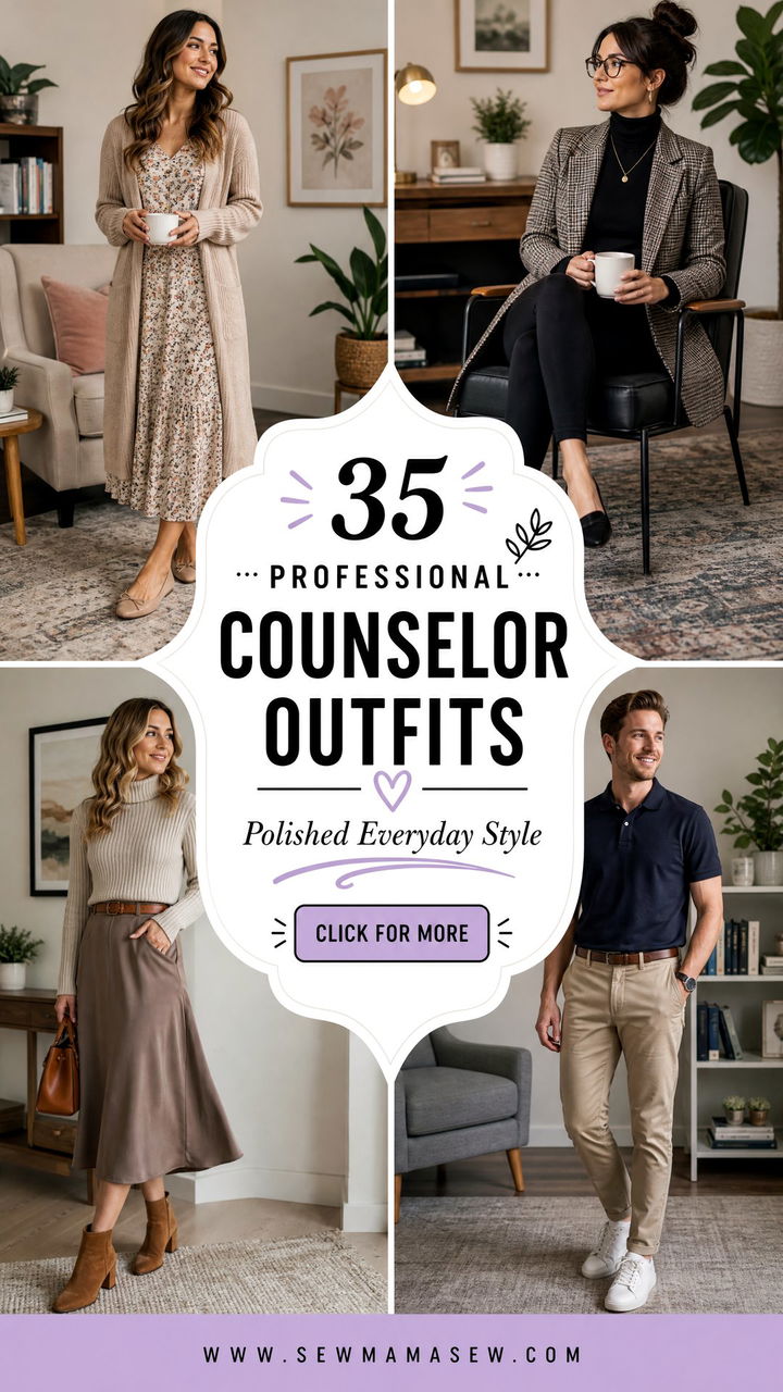 35 Professional Counselor Outfit Ideas for Every Day - 35 Professional Counselor Outfit Ideas for Every Day