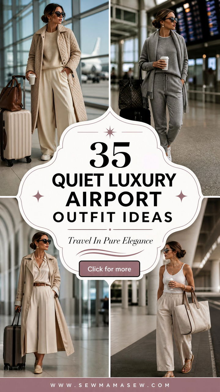 35 Quiet Luxury Airport Outfit Ideas for Stylish Travel - 35 Quiet Luxury Airport Outfit Ideas for Stylish Travel