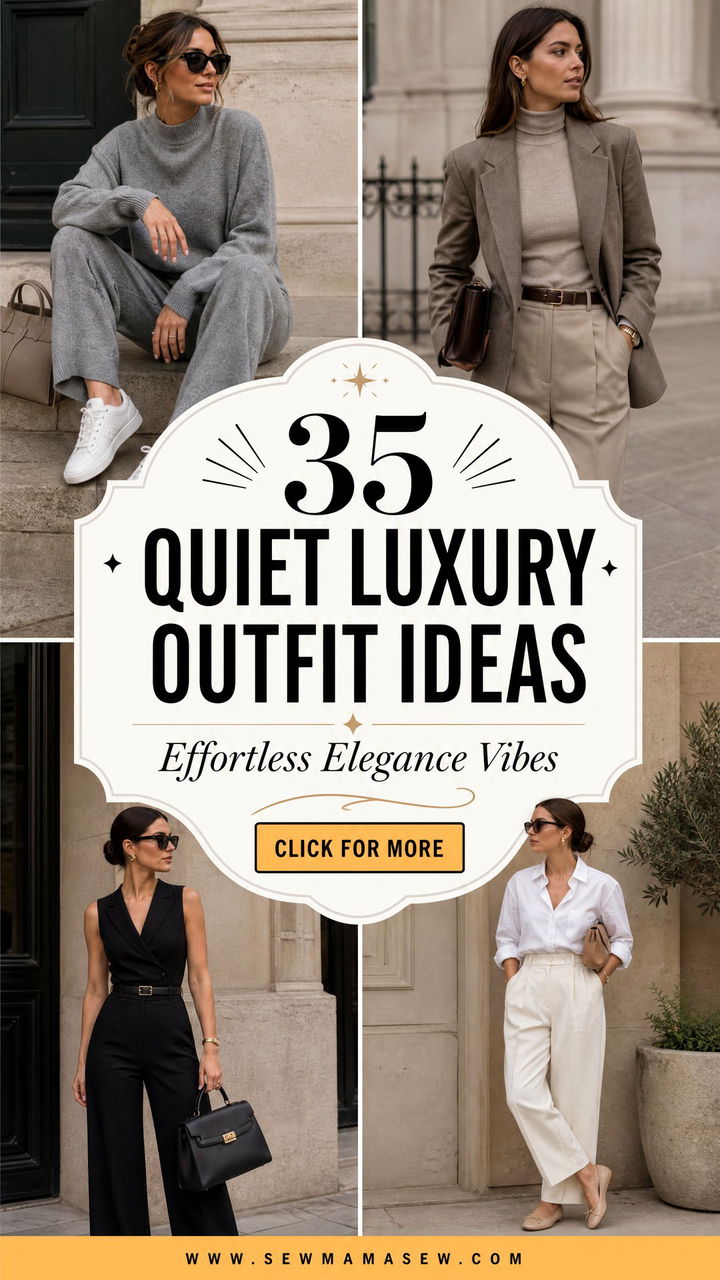 35 Quiet Luxury Outfit Ideas for Effortless Elegance - 35 Quiet Luxury Outfit Ideas for Effortless Elegance