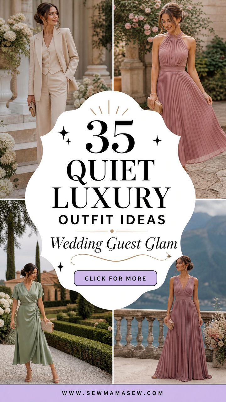 35 Quiet Luxury Outfit Ideas for Wedding Guest Glam - 35 Quiet Luxury Outfit Ideas for Wedding Guest Glam