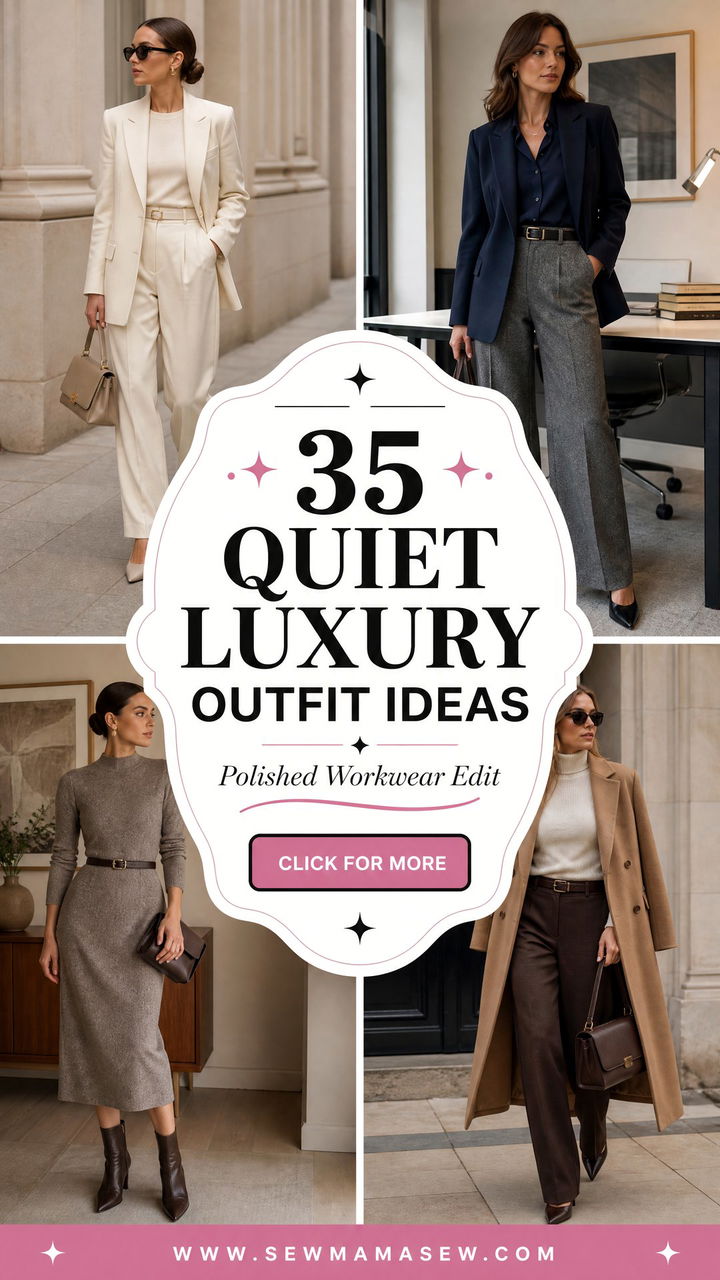 35 Quiet Luxury Outfit Ideas for Work to Try in 2026 - 35 Quiet Luxury Outfit Ideas for Work to Try in 2026