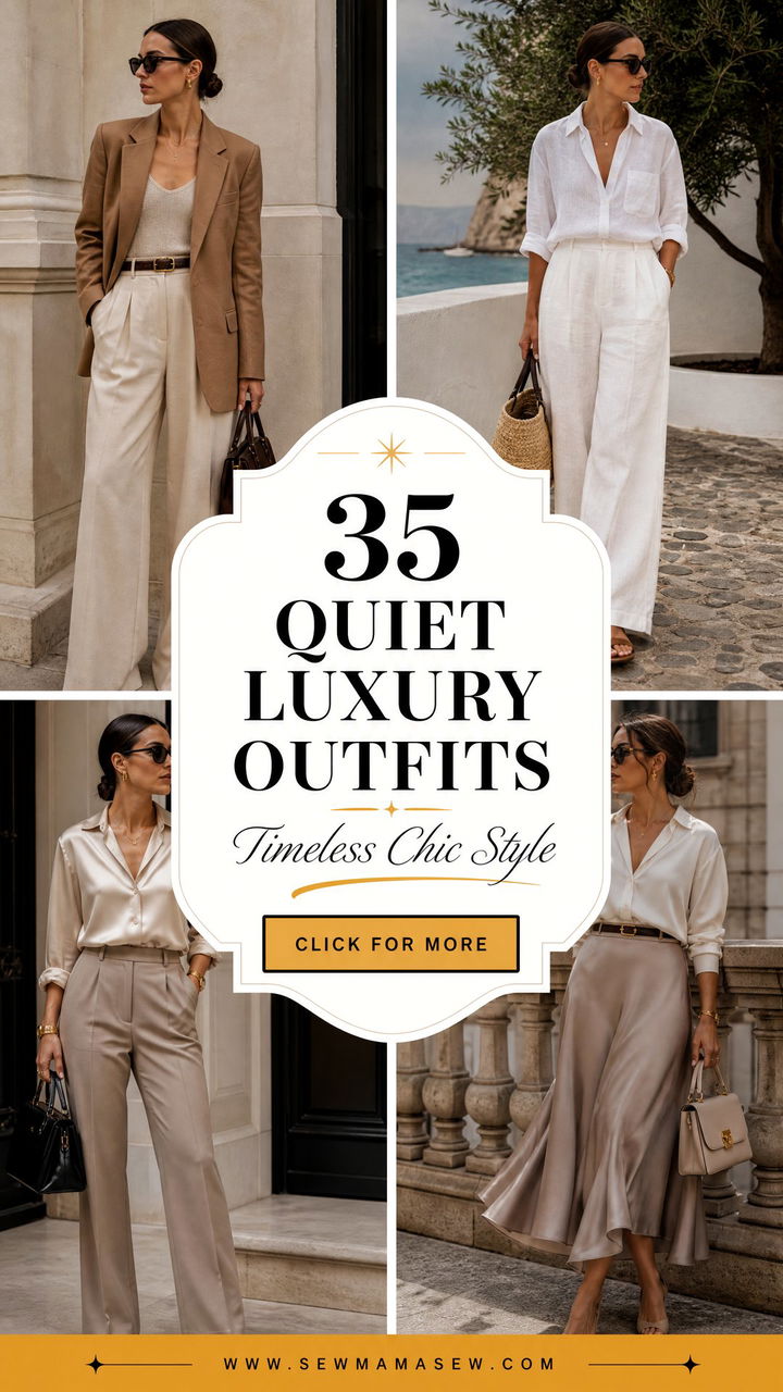 35 Quiet Luxury Outfits for Timeless Chic Style - 35 Quiet Luxury Outfits for Timeless, Chic Style