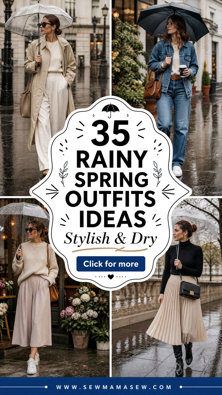 35 Rainy Spring Outfits to Stay Stylish and Dry - 35 Rainy Spring Outfits to Stay Stylish & Dry