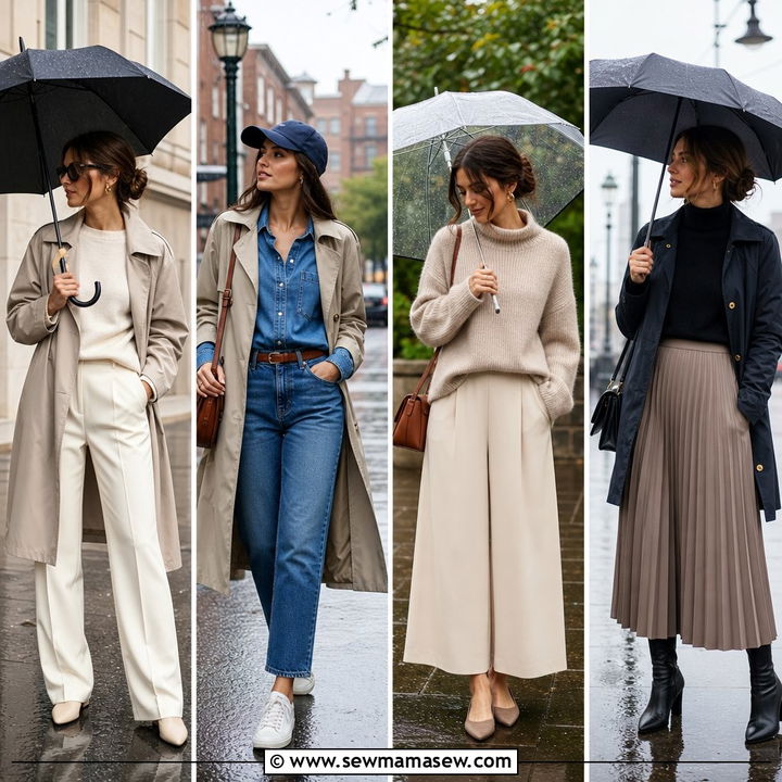 35 Rainy Spring Outfits to Stay Stylish & Dry