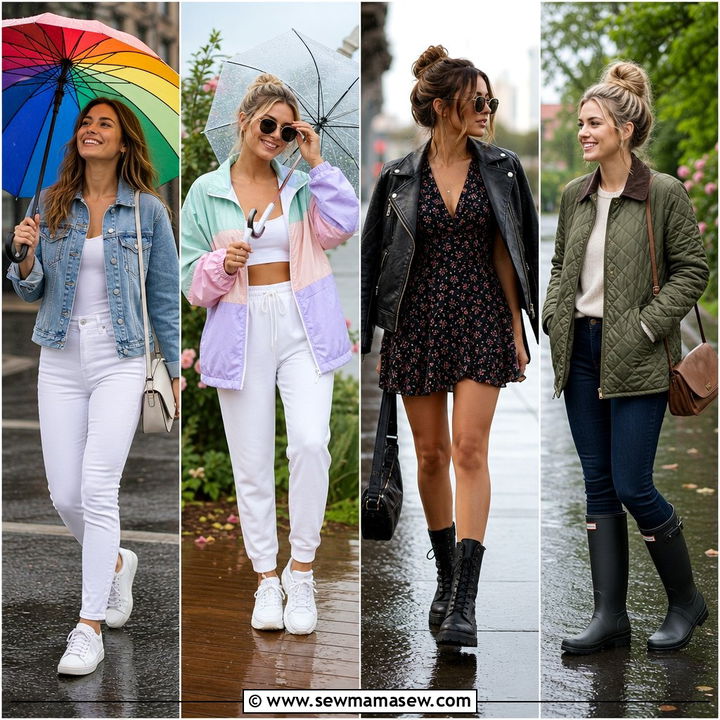35 Rainy Summer Outfits to Stay Chic in Wet Weather