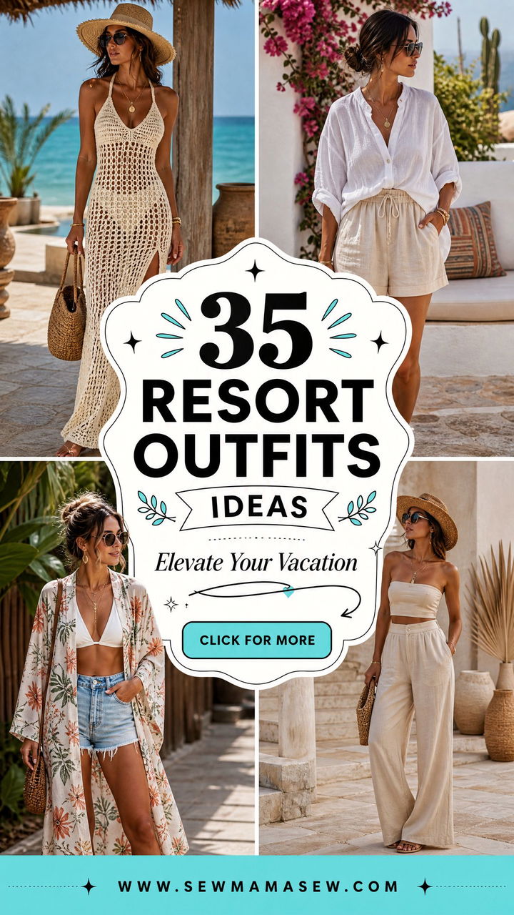 35 Resort Outfits Ideas to Elevate Your Vacation Style - 35 Resort Outfits Ideas to Elevate Your Vacation Style