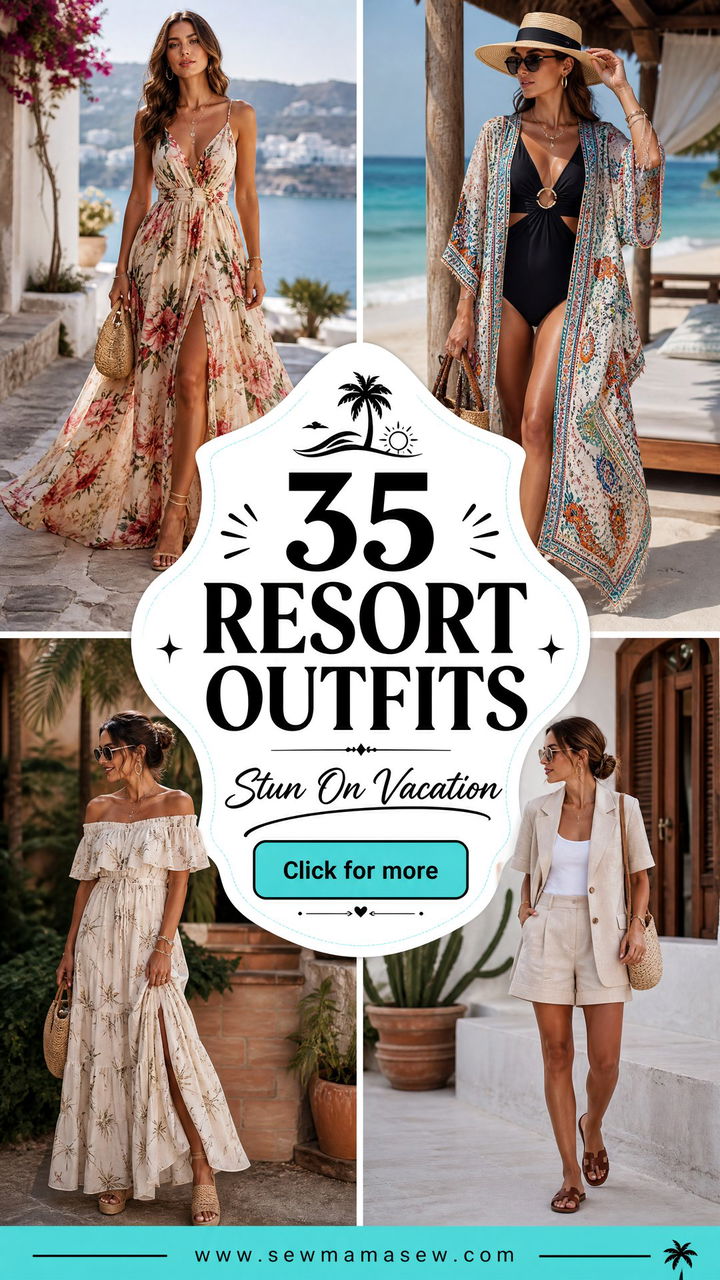 35 Resort Outfits for Women to Stun on Vacation - 35 Resort Outfits for Women to Stun on Vacation