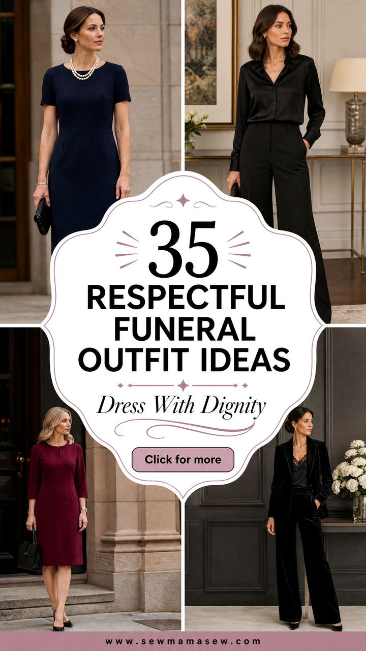 35 Respectful Funeral Outfit Ideas for Women - 35 Respectful Funeral Outfit Ideas for Women