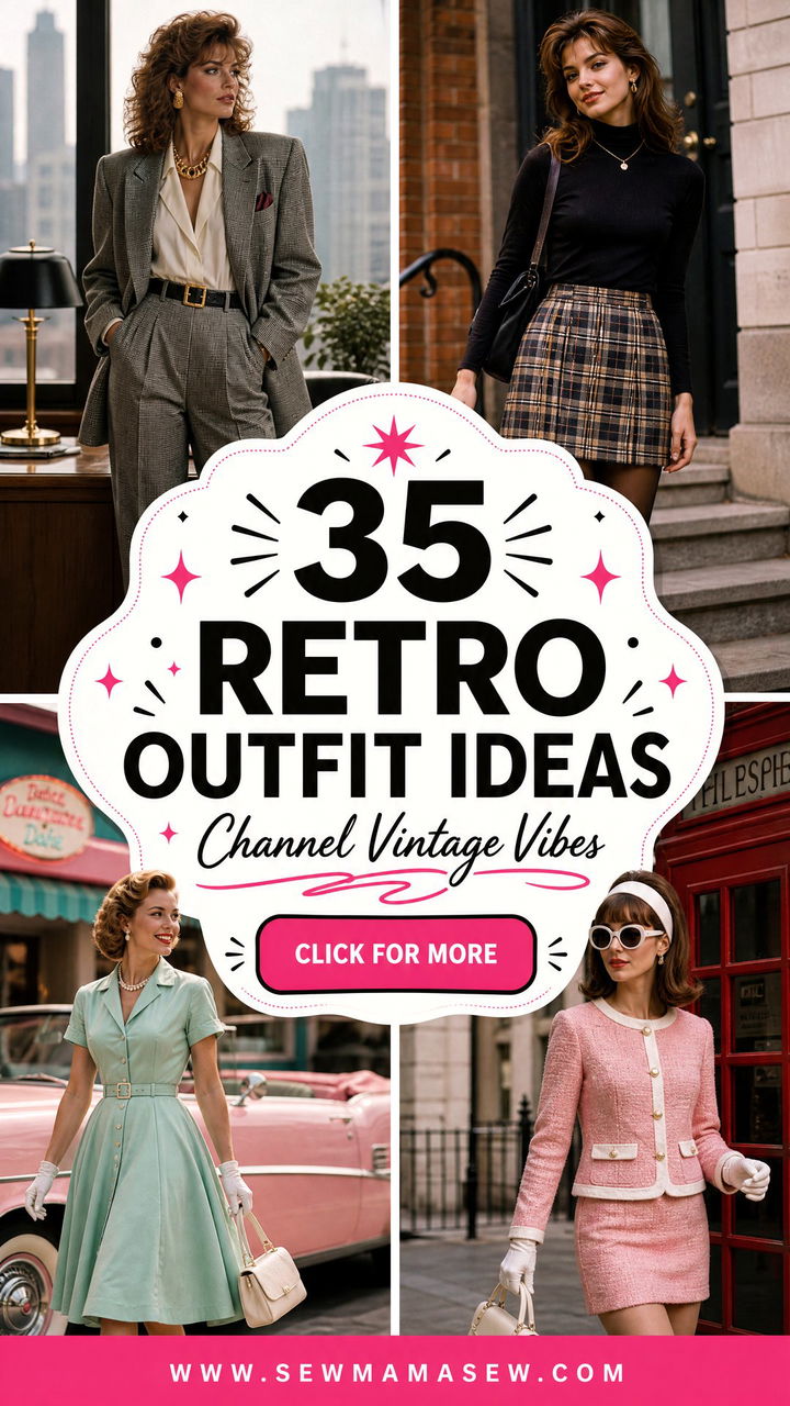 35 Retro Outfit Ideas to Channel Vintage Vibes - 35 Retro Outfit Ideas to Channel Vintage Vibes