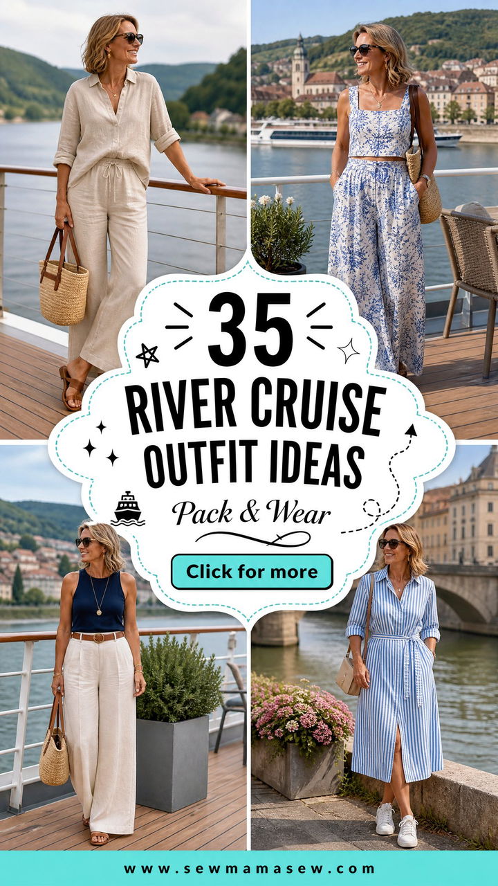 35 River Cruise Outfit Ideas to Pack and Wear - 35 River Cruise Outfit Ideas to Pack & Wear