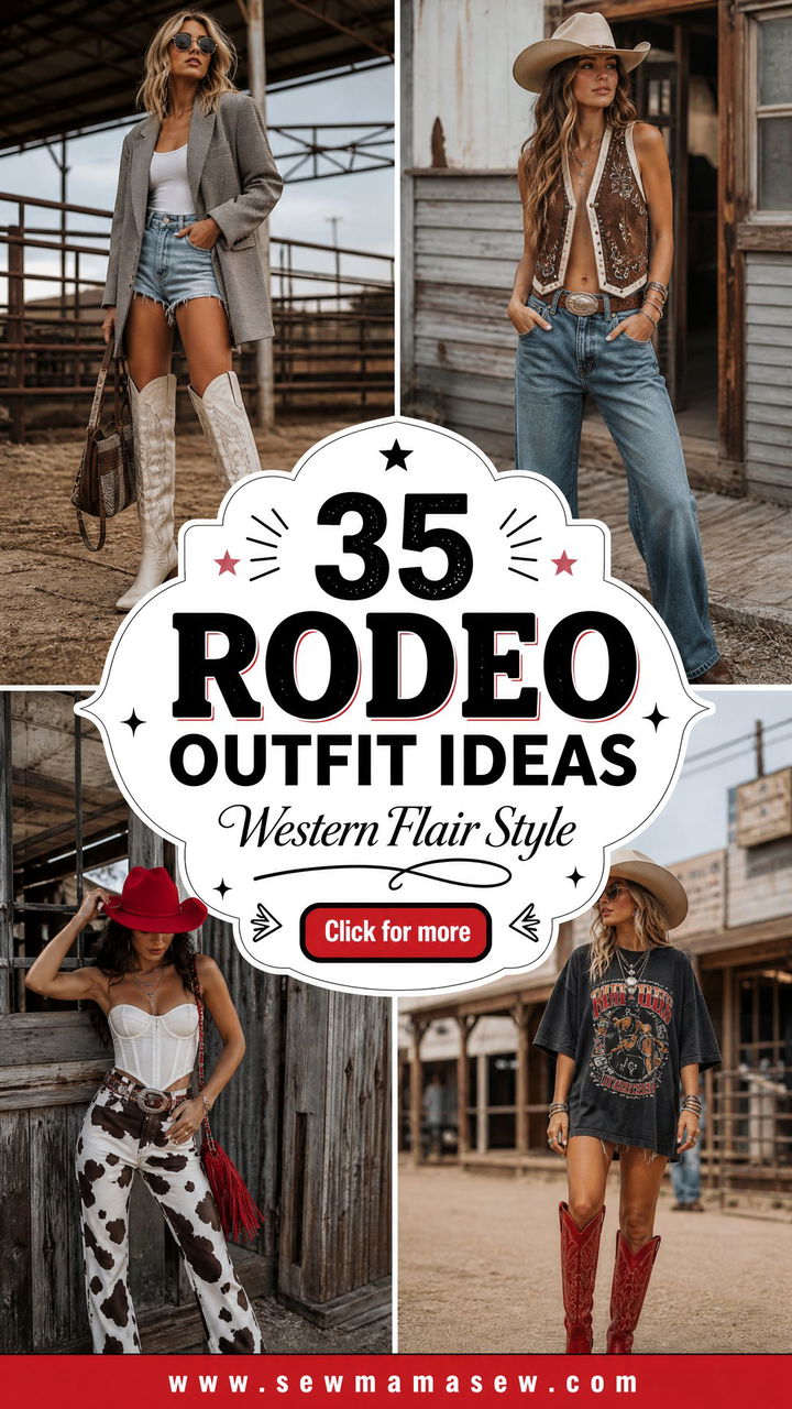 35 Rodeo Outfit Ideas for Women With Western Flair - 35 Rodeo Outfit Ideas for Women With Western Flair