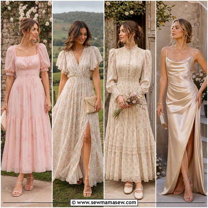 35 Romantic Cottagecore Wedding Guest Outfits to Adore