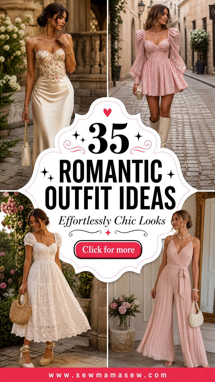 35 Romantic Outfit Ideas for Effortlessly Chic Looks - 35 Romantic Outfit Ideas for Effortlessly Chic Looks