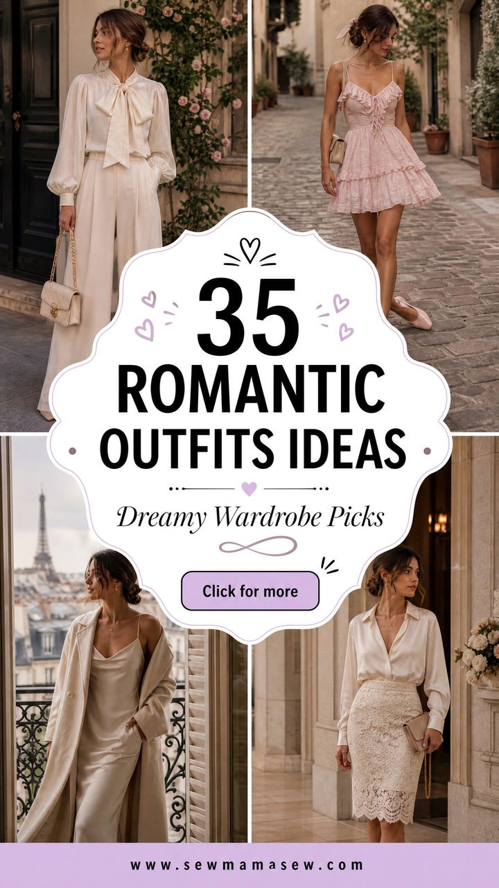 35 Romantic Outfits Ideas for a Dreamy Wardrobe - 35 Romantic Outfits Ideas for a Dreamy Wardrobe