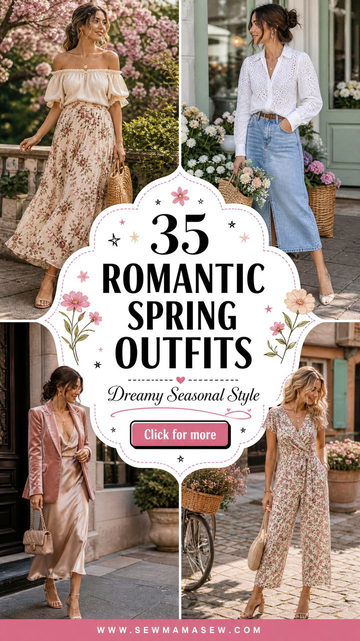 35 Romantic Spring Outfits for Dreamy Seasonal Style - 35 Romantic Spring Outfits for Dreamy Seasonal Style
