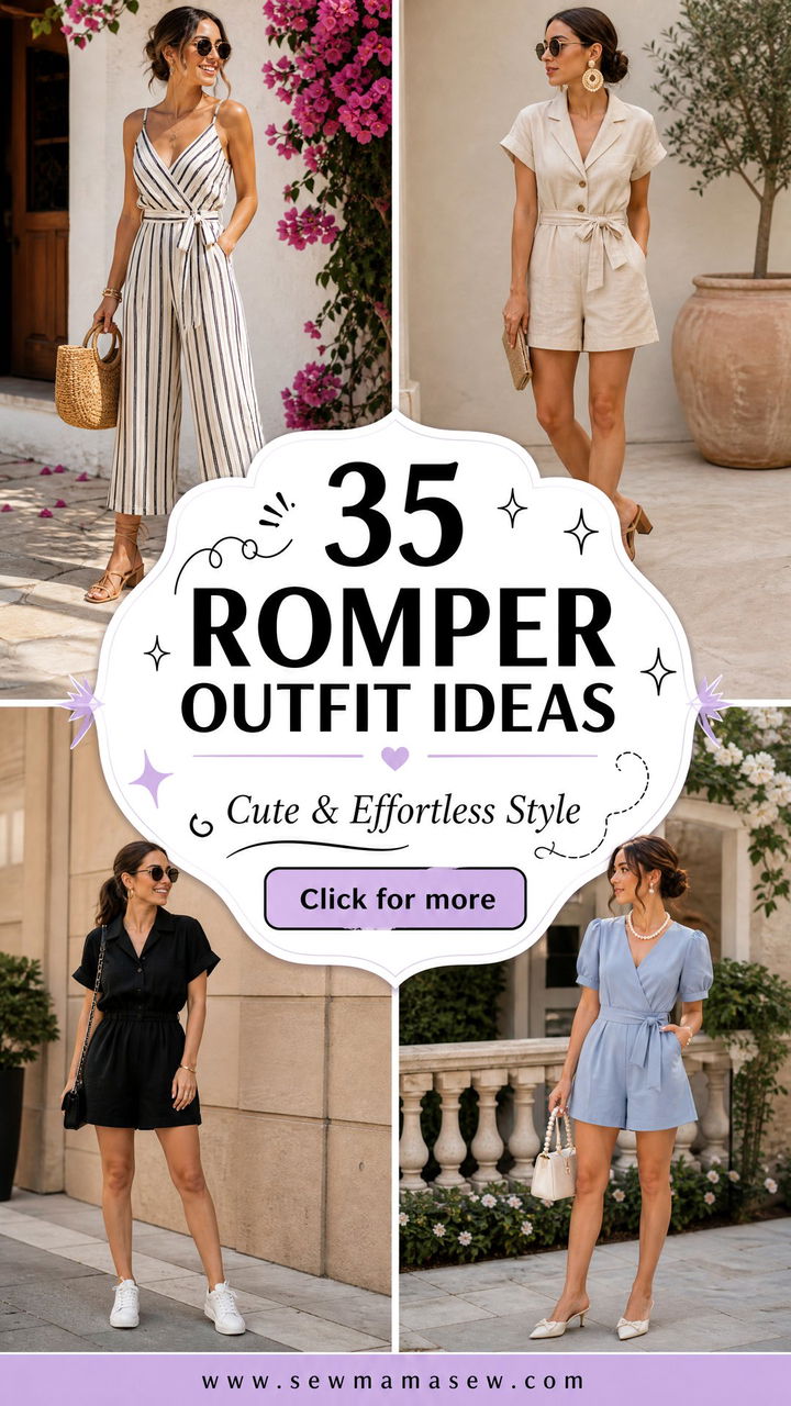 35 Romper Outfit Ideas for Women Cute and Effortless - 35 Romper Outfit Ideas for Women: Cute & Effortless