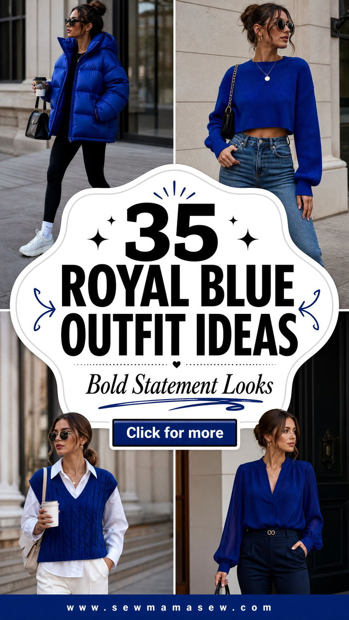 35 Royal Blue Outfit Ideas to Make a Bold Statement - 35 Royal Blue Outfit Ideas to Make a Bold Statement