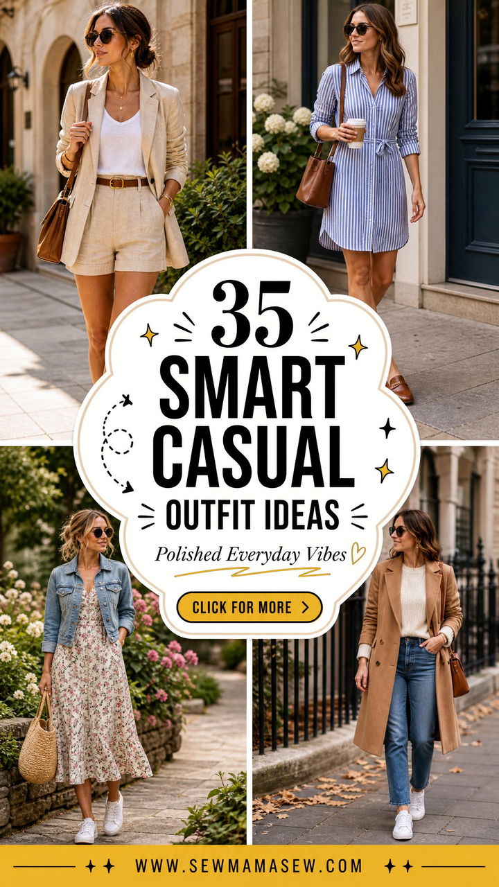 35 Smart Casual Outfit Ideas for Women to Try - 35 Smart Casual Outfit Ideas for Women to Try