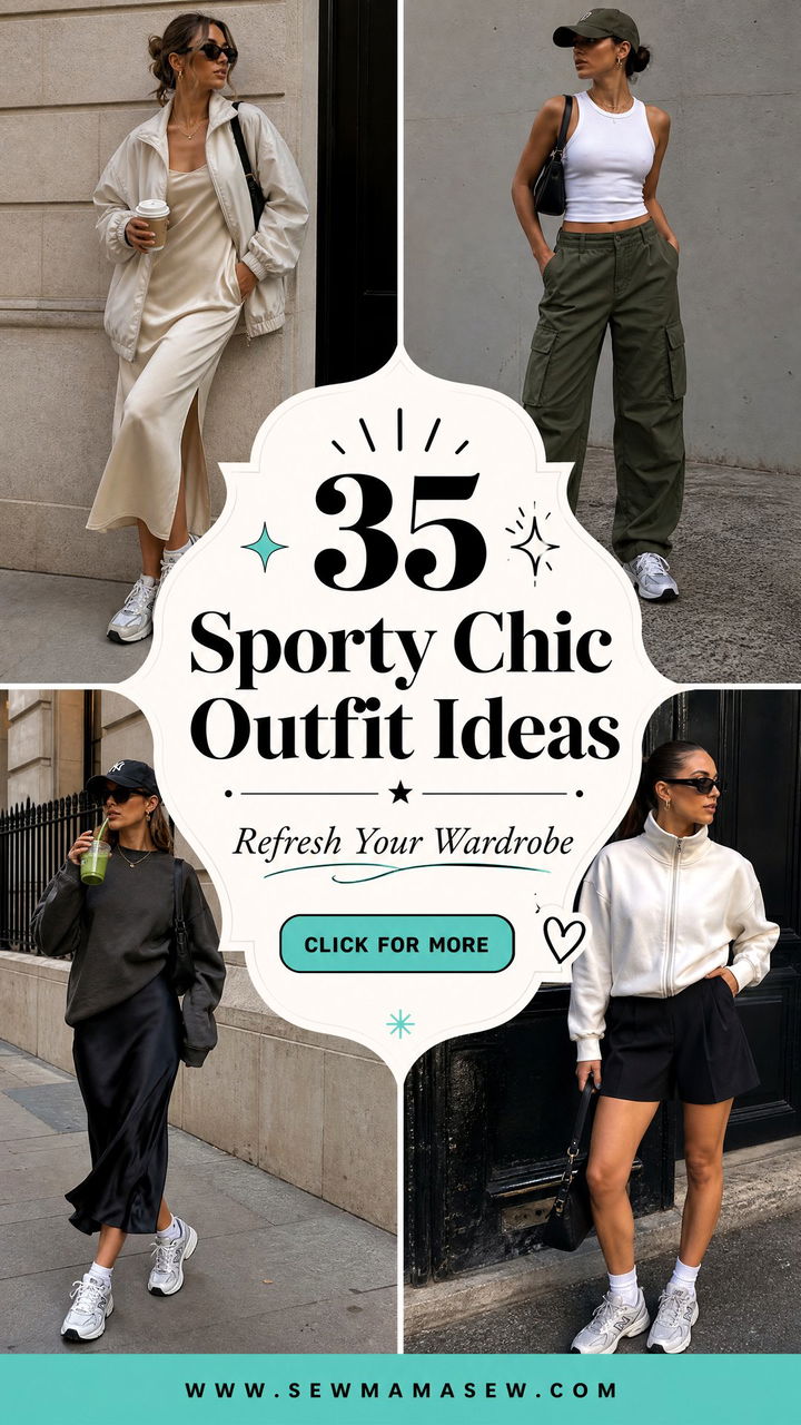 35 Sporty Chic Outfit Ideas to Refresh Your Wardrobe - 35 Sporty Chic Outfit Ideas to Refresh Your Wardrobe