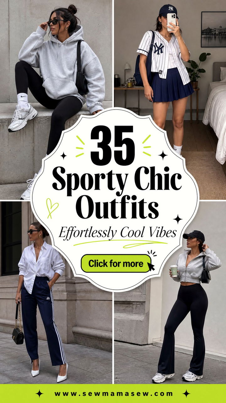 35 Sporty Chic Outfits for Women to Look Effortlessly Cool - 35 Sporty Chic Outfits for Women to Look Effortlessly Cool