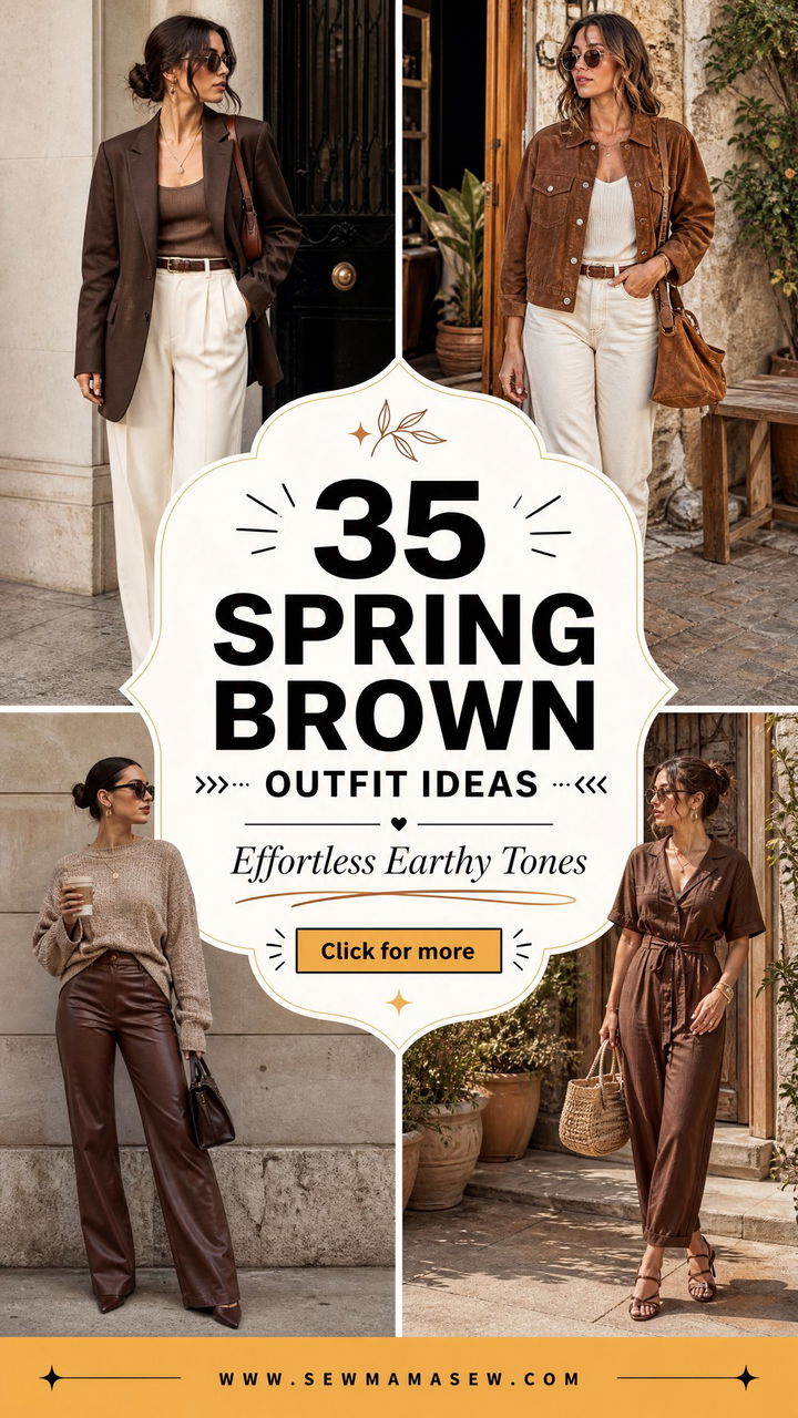 35 Spring Brown Outfit Ideas for an Effortless Look - 35 Spring Brown Outfit Ideas for an Effortless Look