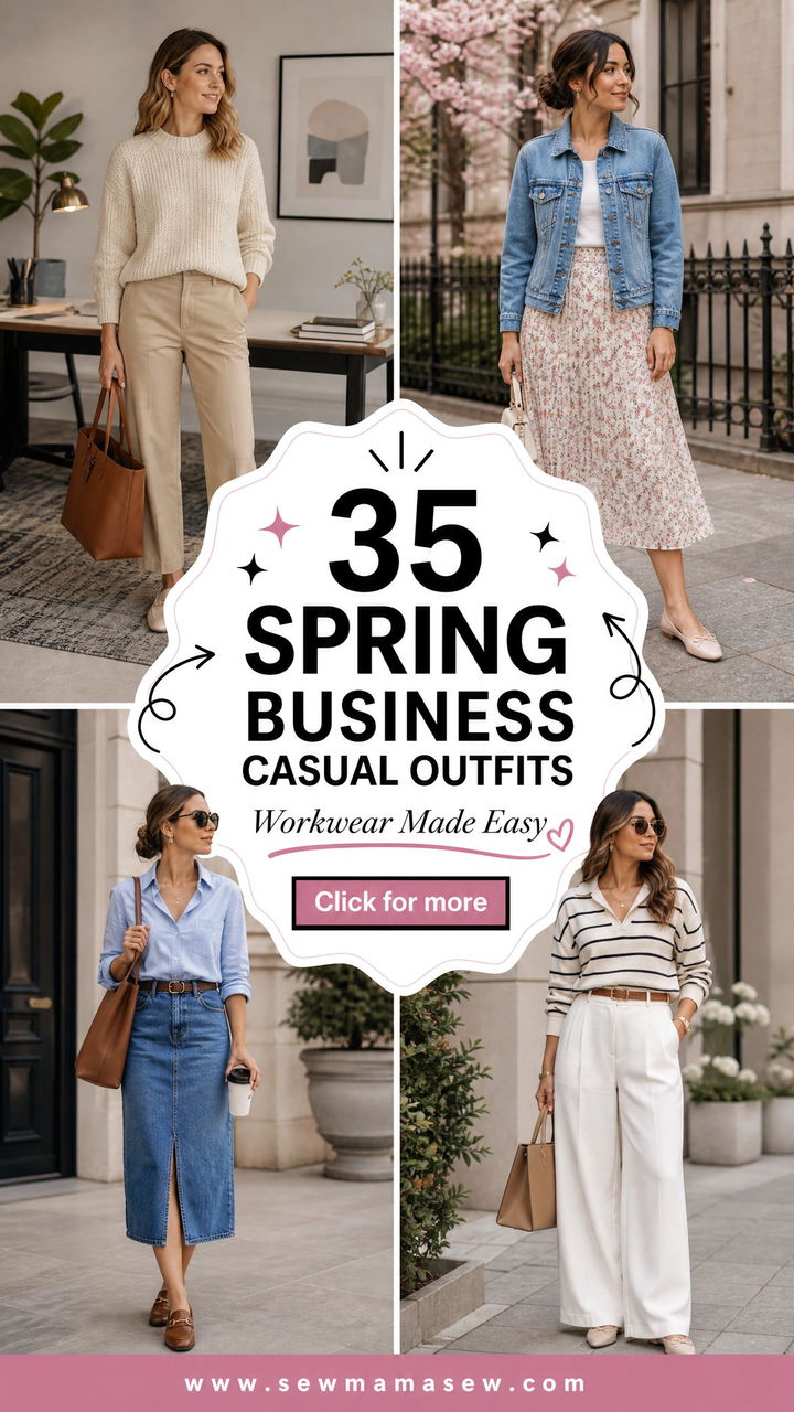 35 Spring Business Casual Outfits for Women at Work - 35 Spring Business Casual Outfits for Women at Work