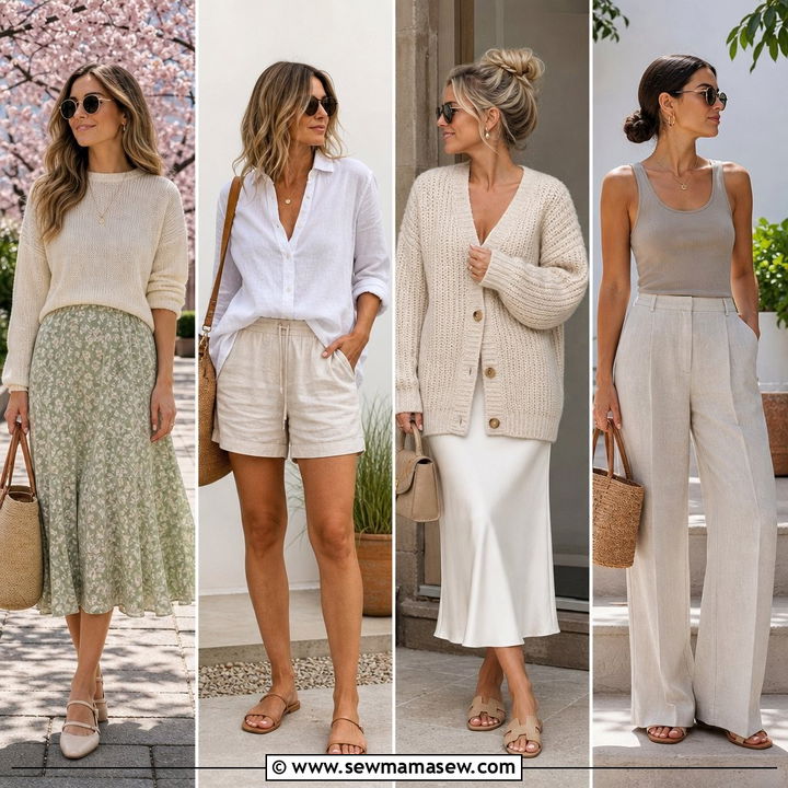 35 Spring Capsule Wardrobe for Moms: Easy & Stylish