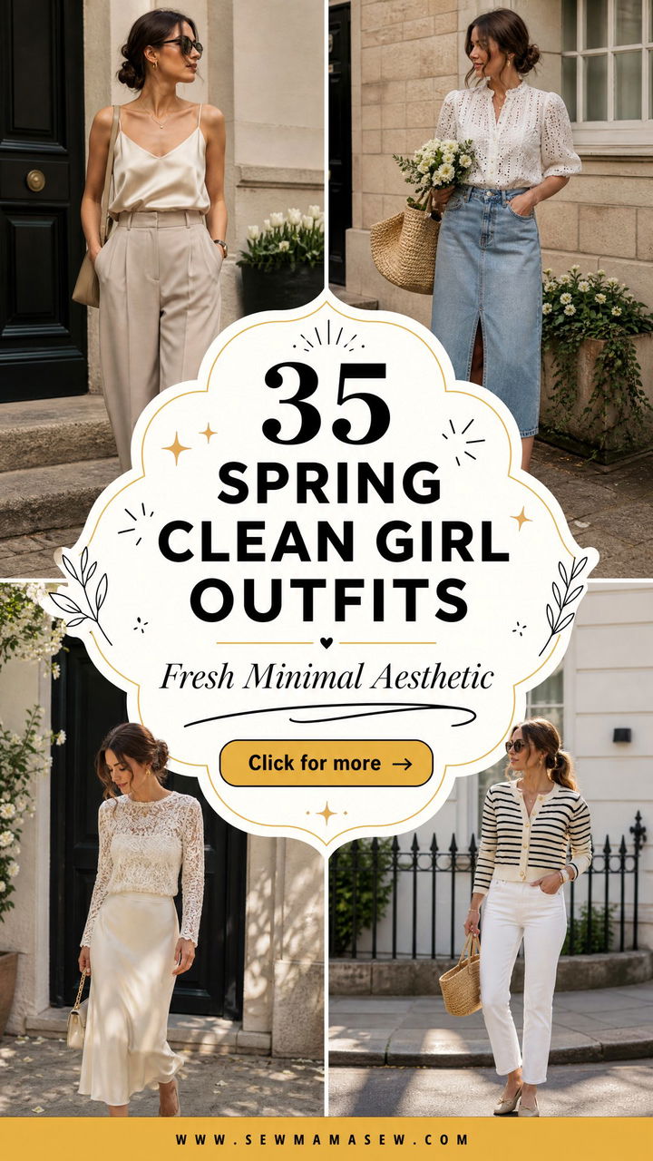 35 Spring Clean Girl Outfits for a Fresh Aesthetic - 35 Spring Clean Girl Outfits for a Fresh Aesthetic
