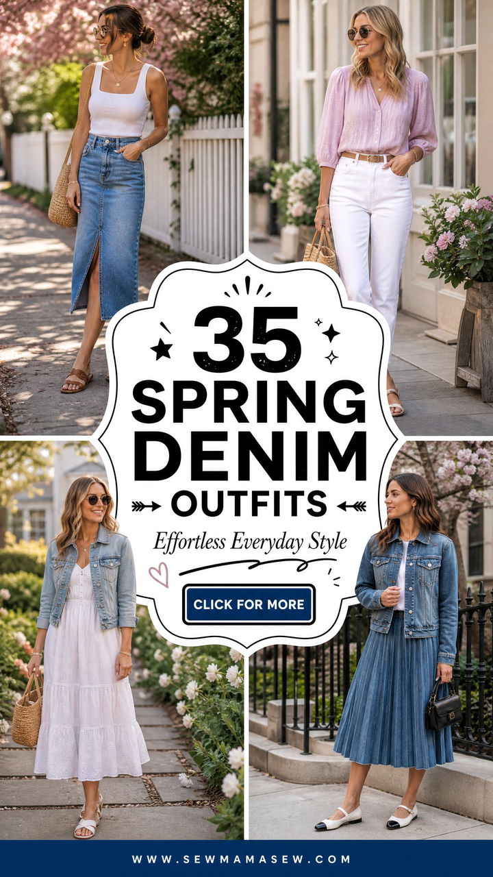 35 Spring Denim Outfits for Effortless Everyday Style - 35 Spring Denim Outfits for Effortless Everyday Style