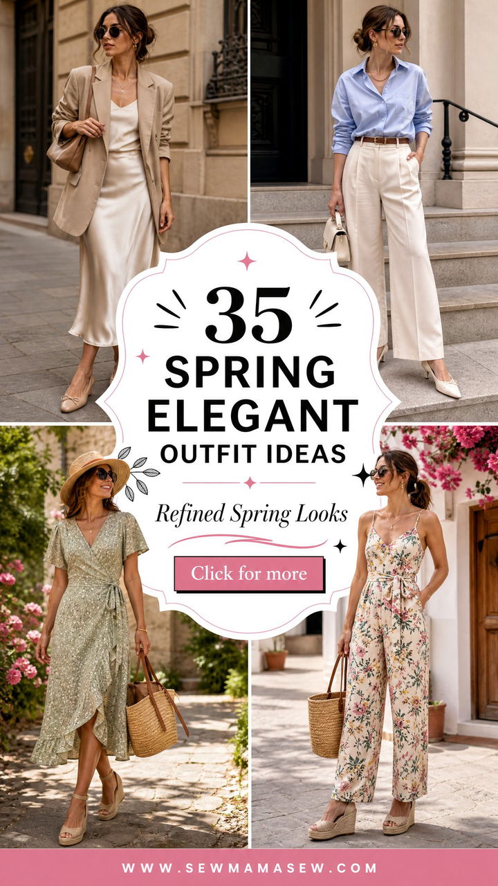 35 Spring Elegant Outfit Ideas for a Refined Look - 35 Spring Elegant Outfit Ideas for a Refined Look