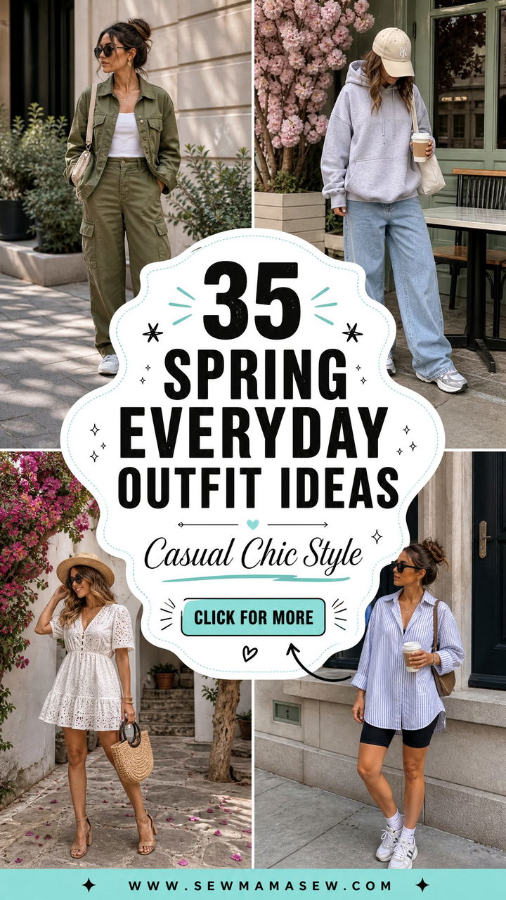 35 Spring Everyday Outfit Ideas for Casual Chic Style - 35 Spring Everyday Outfit Ideas for Casual Chic Style