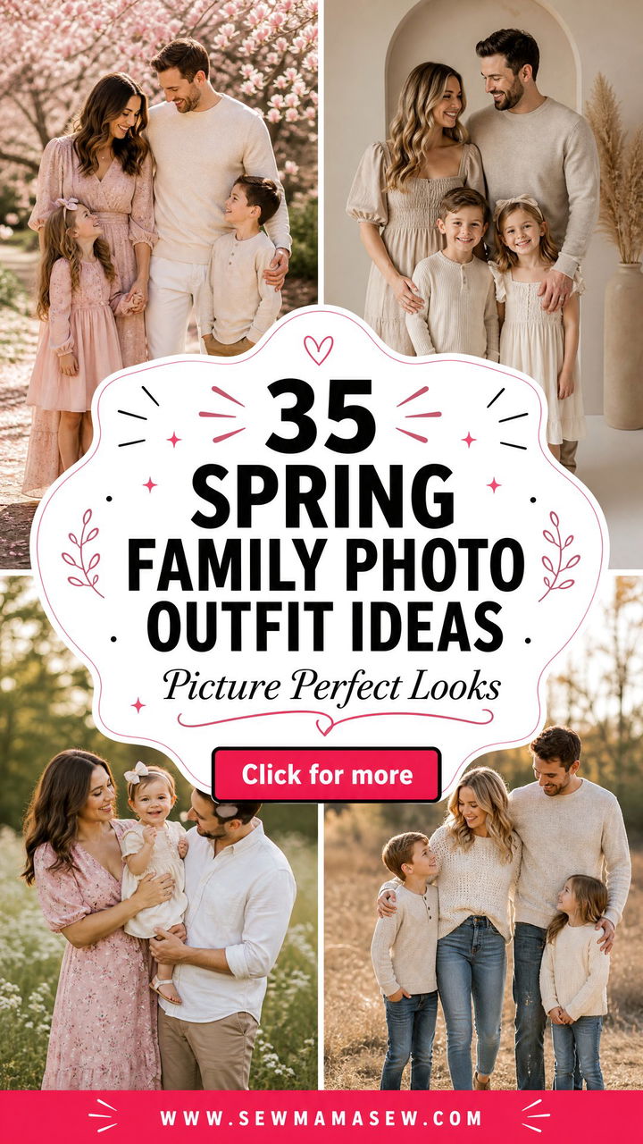 35 Spring Family Photo Outfit Ideas for Picture-Perfect Looks - 35 Spring Family Photo Outfit Ideas for Picture-Perfect Looks