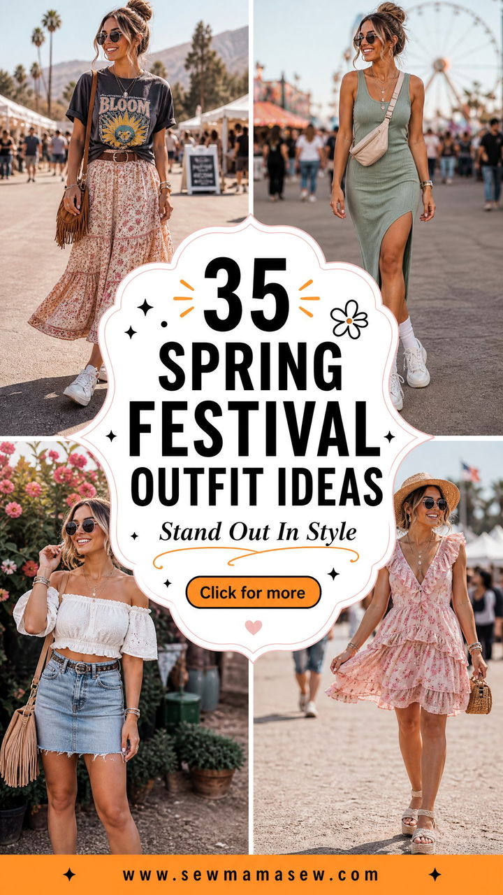 35 Spring Festival Outfit Ideas to Stand Out in Style - 35 Spring Festival Outfit Ideas to Stand Out in Style