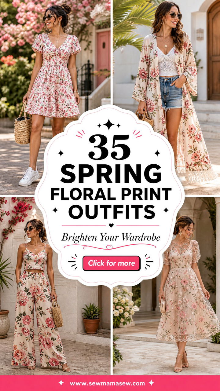 35 Spring Floral Print Outfits to Brighten Your Wardrobe - 35 Spring Floral Print Outfits to Brighten Your Wardrobe