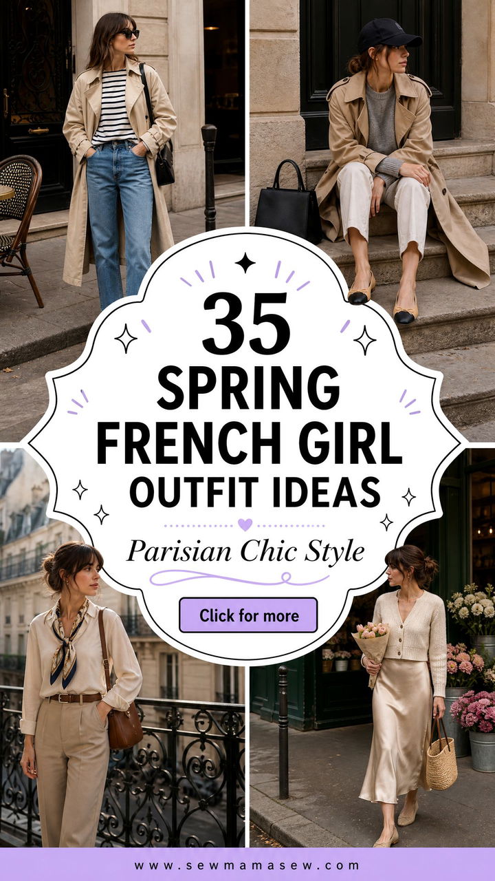 35 Spring French Girl Outfit Ideas for Parisian Chic Style - 35 Spring French Girl Outfit Ideas for Parisian Chic Style