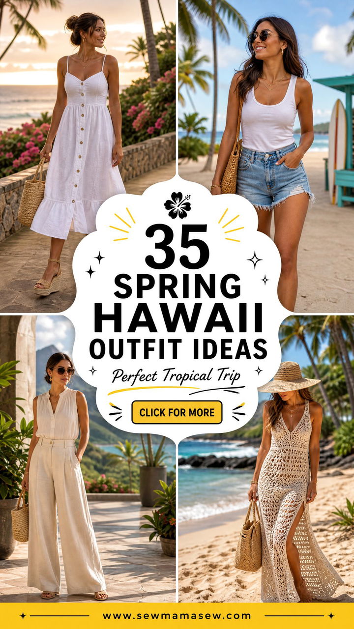 35 Spring Hawaii Outfit Ideas for the Perfect Tropical Trip - 35 Spring Hawaii Outfit Ideas for the Perfect Tropical Trip