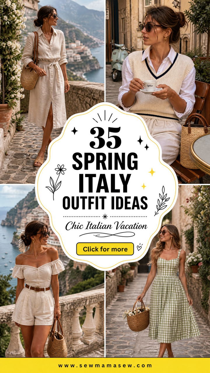 35 Spring Italy Outfit Ideas for a Chic Vacation - 35 Spring Italy Outfit Ideas for a Chic Vacation