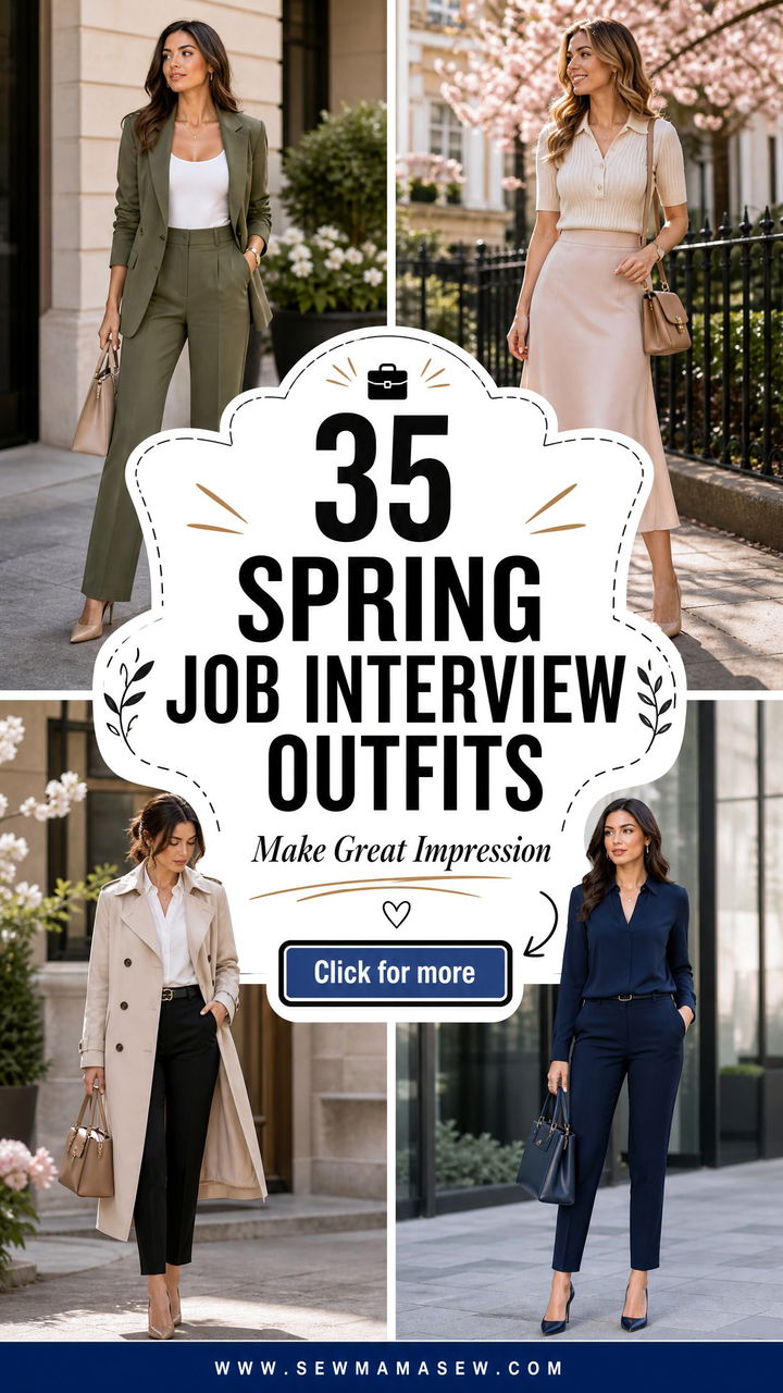 35 Spring Job Interview Outfits to Make a Great Impression - 35 Spring Job Interview Outfits to Make a Great Impression