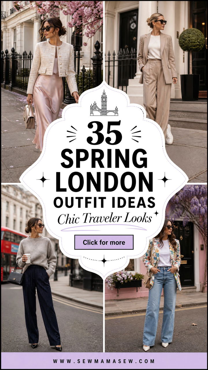 35 Spring London Outfit Ideas for Chic Travelers - 35 Spring London Outfit Ideas for Chic Travelers