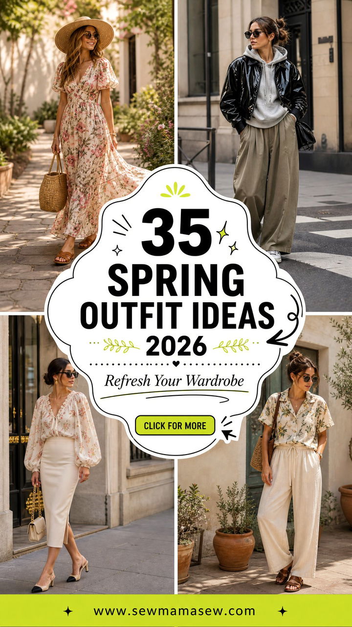 35 Spring Outfit Ideas 2026 to Refresh Your Wardrobe - 35 Spring Outfit Ideas 2026 to Refresh Your Wardrobe