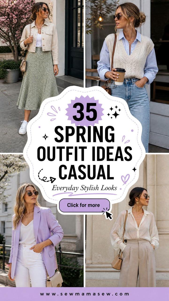35 Spring Outfit Ideas Casual for Everyday Style - 35 Spring Outfit Ideas Casual for Everyday Style
