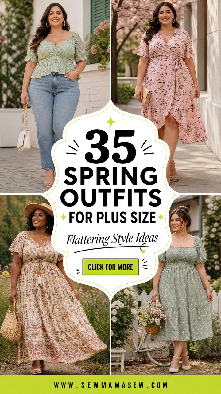 35 Spring Outfits for Plus Size Flattering Style Ideas - 35 Spring Outfits for Plus Size: Flattering Style Ideas