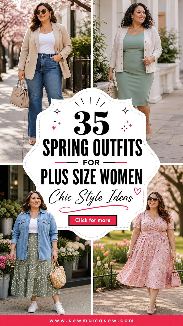 35 Spring Outfits for Plus Size Women Chic Style Ideas - 35 Spring Outfits for Plus Size Women: Chic Style Ideas