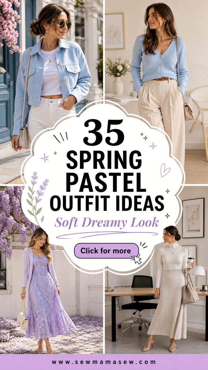 35 Spring Pastel Outfit Ideas for a Soft Dreamy Look - 35 Spring Pastel Outfit Ideas for a Soft, Dreamy Look