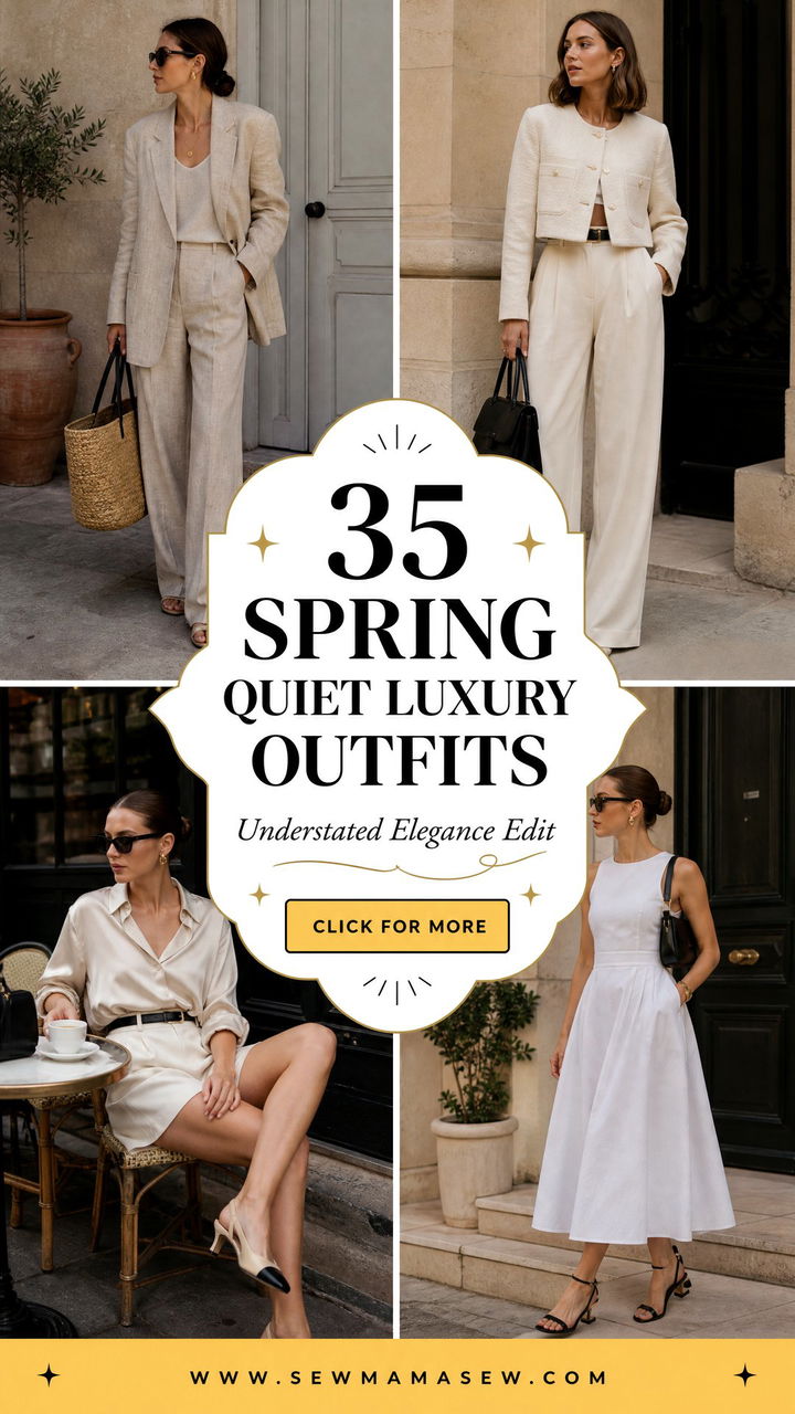 35 Spring Quiet Luxury Outfits for Understated Elegance - 35 Spring Quiet Luxury Outfits for Understated Elegance