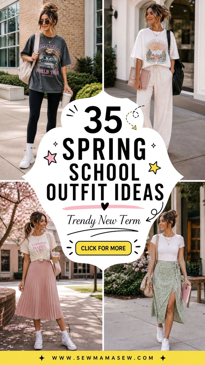 35 Spring School Outfit Ideas for a Trendy New Term - 35 Spring School Outfit Ideas for a Trendy New Term