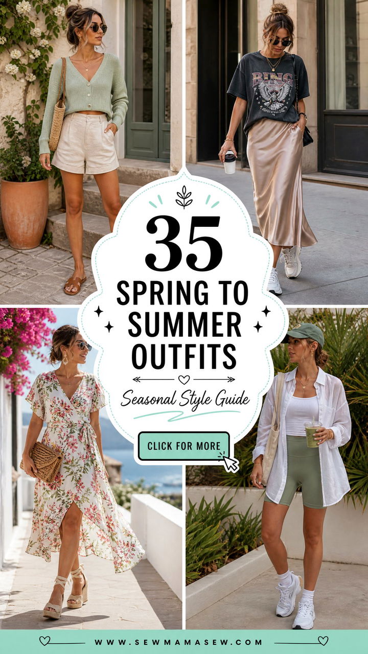 35 Spring to Summer Outfits for Women Seasonal Style Guide - 35 Spring to Summer Outfits for Women: Seasonal Style Guide