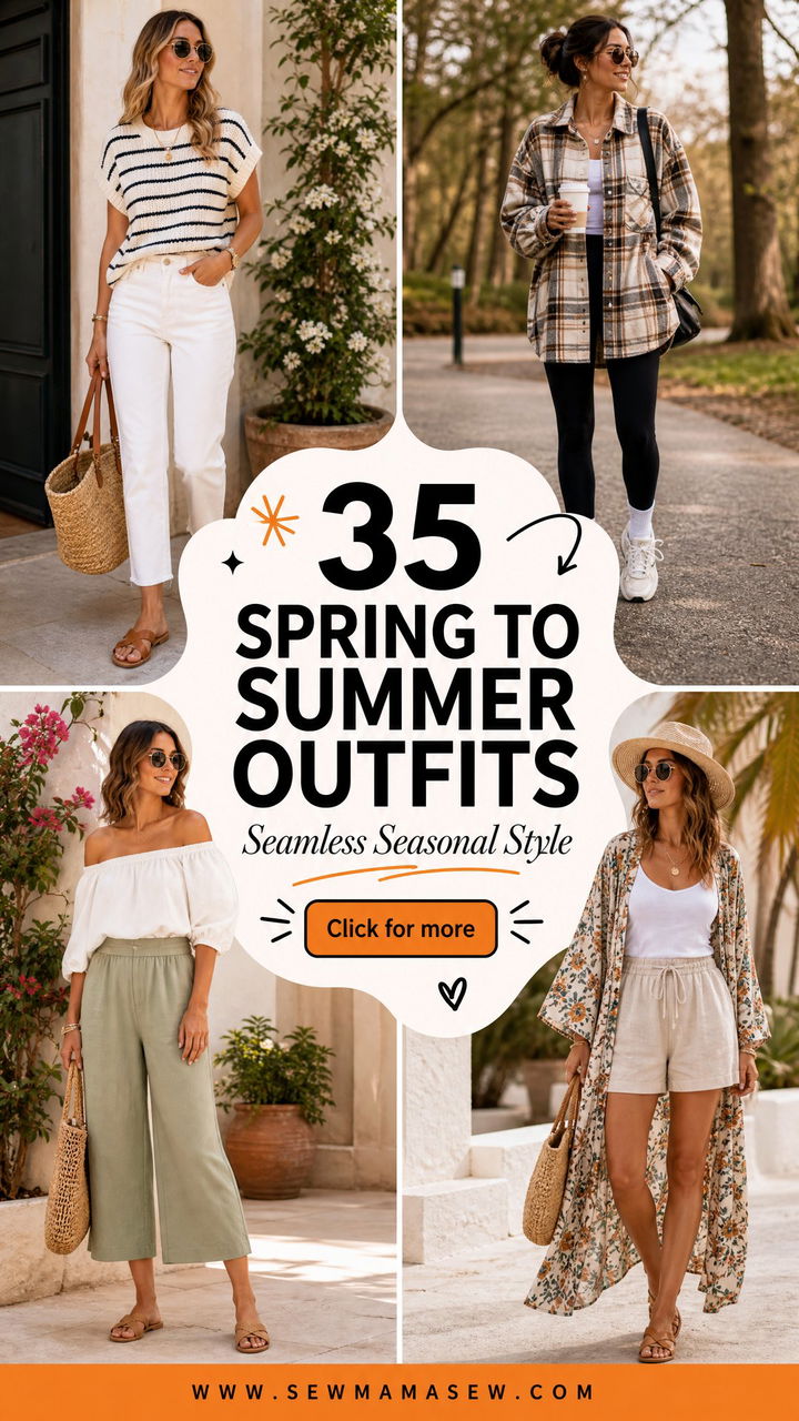 35 Spring to Summer Outfits for a Seamless Style - 35 Spring to Summer Outfits for a Seamless Style